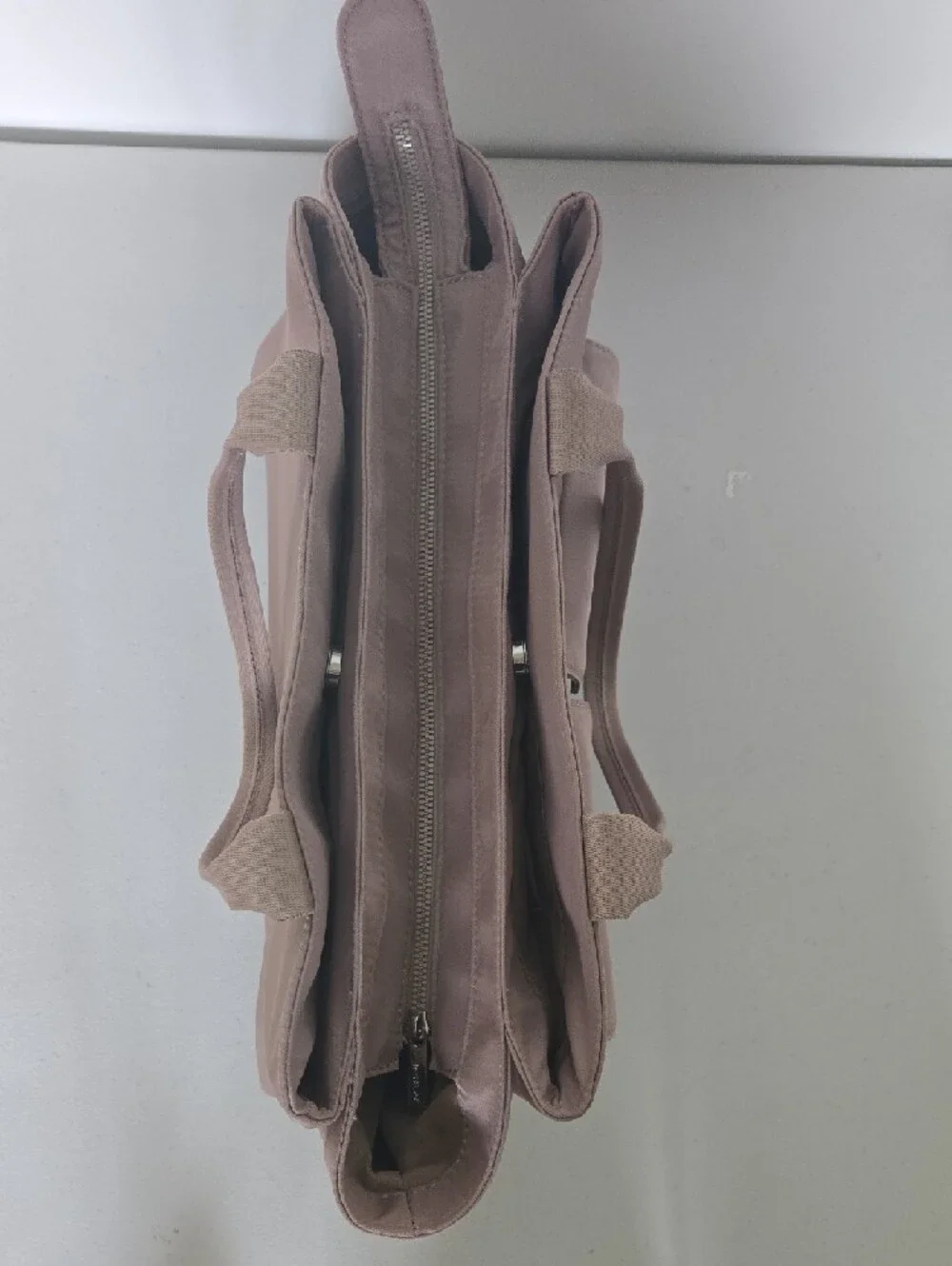 Rachel Zoe Blush Pink Laptop Tote with Front Flap Pockets